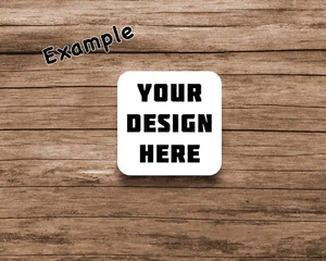 Customise Your Own Coaster With Your Own Words and Pictures Christmas Birthday - Picture 1 of 6