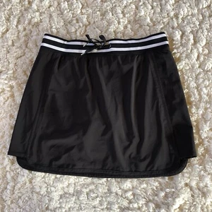 Athleta Rock Skort Damen Größe 6 Reißverschlusstasche schwarz Aktiv Golf Tennis - Bild 1 von 12
