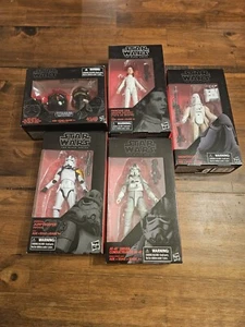 Star Wars The Black Series Lot Imperial JumpTrooper Leia Snowtrooper At-at  - Picture 1 of 8
