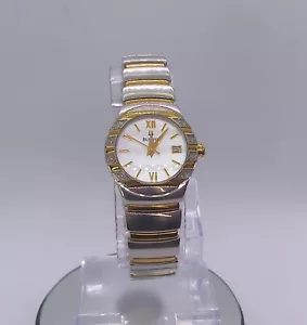 Orologio Bulova Donna Lunetta Accento Diamante Data Quadrante Mocio 2 Toni Acciaio Inox - Foto 1 di 21