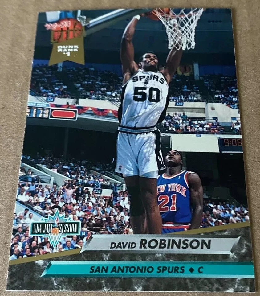 David Robinson With Rafael Addison 1992-93 Ultra Top 20 Jammer Card 201 - Image 1 of 1