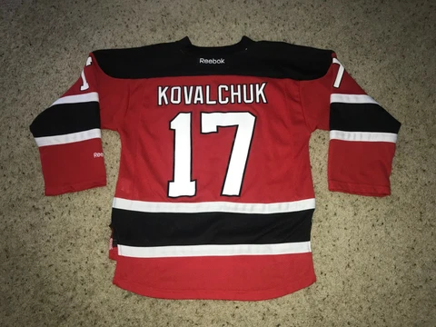 Ilya Kovalchuk New Jersey Devils Reebok Replica Jersey - Youth Small/Medium Cover