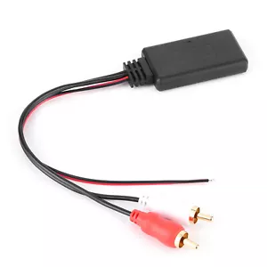 Wireless Bluetooth Module Adapter AUX Audio 2 RCA Auxiliary Cable Radio Conn GDS - Picture 1 of 15