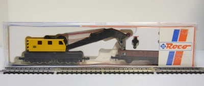 Roco Spur N Kranwagen, 6-achsig, gelb in OVP 250099 (GW15) - Bild 1 von 4