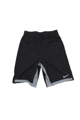 Pantalones cortos informales ajustables con cordón texturizado negros talla XL Nike para niños Foto 1 de 4