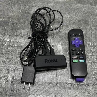 Paquete de cable HDMI adaptador de alimentación remoto reproductor de transmisión HD Express Roku 3900x  Foto 1 de 3