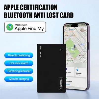 Smart Card Tracker Wireless Charging Wallet Tracker Tracking Device Waterproof - image 1 of 4