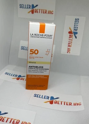 La Roche-Posay SPF 50 Mineral Anthelios Light Fluid Sunscreen 1.7 fl oz 10/26+ - Image 1 of 2