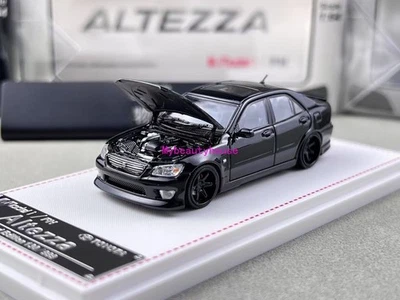 FH 1:64 Black Altezza RS200 SXE10 Sedan Sports Model Diecast Metal Car  - Image 1 of 4