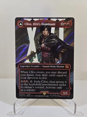 MTG Clive, Ifrit's Dominant (Borderless) (Surge Foil) #0530 Final Fantasy  - Image 1 of 4