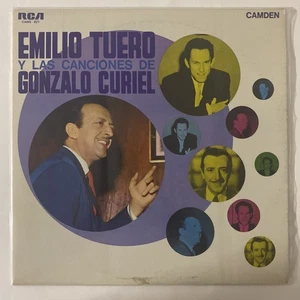 EMILIO TUERO - Y LAS CANCIONES DE GONZALO CURIEL - 1972 MEXICAN LP, BOLERO - Picture 1 of 4