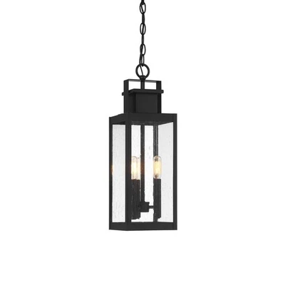 Mini colgante exterior Savoy House 5-827 Ascott 3 luces 7" W - negro Foto 1 de 4