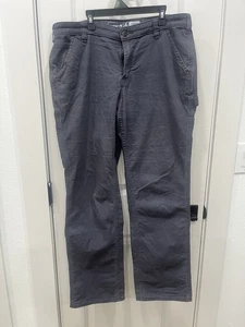 Carhartt Carpenter Work Pants Size 12 Loose Fit Dark Gray Color Pre Owned - Picture 1 of 17