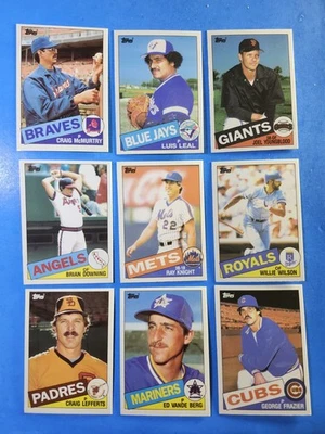 Lote de 18 tarjetas de béisbol Topps Tiffany 1985 como nuevo/como nuevo  Foto 1 de 3