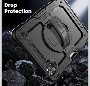 Shockproof Case Cover Shoulder Strap Screen Protector for iPad Pro 11” 2018/22 - Picture 1 of 17