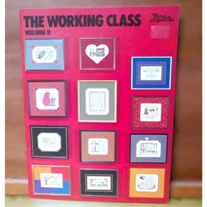 Three Needles Cross Stitch Patterns The Working Class 24 Designs Careers 1982  - Picture 1 of 4