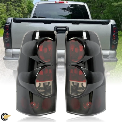 Smoke Tail Lights Lamps For 1999-2006 Chevy Silverado GMC Sierra 1500 2500 3500 - Image 1 of 4