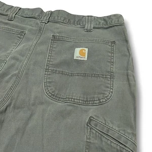 Carhartt Pants Mens 32 x 31 Carpenter Jeans Canvas Relaxed Fit Work Wear - Picture 1 of 10