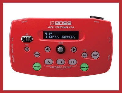 BOSS VE-5 RD Vocal Performer Red Refurbished Vocal Effects Processor from Japan - Image 1 of 4