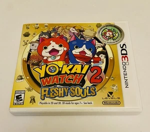 Yo-Kai Watch 2 Fleshy Souls Nintendo 3DS mit Hülle - funktioniert super - schneller Versand - Bild 1 von 5