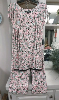 Juego de pijama floral Ellen Tracy 3X nuevo con etiquetas Foto 1 de 4
