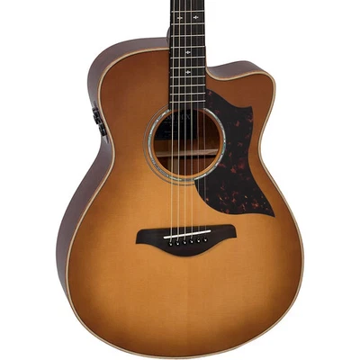 Yamaha AC3M DLX A Series Concert Acoustic-Electric Guitar Sand Burst - Image 1 of 4