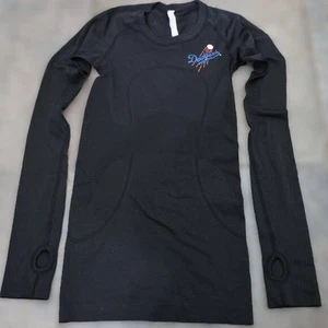 Lululemon LA DODGERS ventilated running long sleeve shirt size 2. - Picture 1 of 8