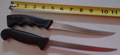 LOTE DE 2 CUCHILLAS FORSCHNER & AFILADAS MARCA 6" Foto 1 de 4