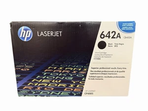 HP 642A/CB400A Black Toner Cartridge New in Box - Picture 1 of 2