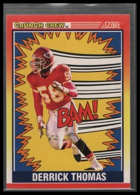 1990 Score #553 Derrick Thomas - Image 1 of 2