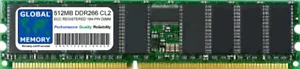 512MB DDR 266MHz PC2100 184-PIN ECC Enregistré Rdimm Serveur / Station RAM - Picture 1 of 1