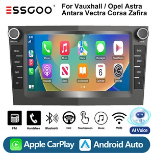 7" Android 14 Car Stereo For Vauxhall Corsa C/D Zafira Astra H Radio GPS Sat Nav - Picture 1 of 14