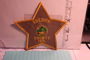 police patch NO COUNTY SHERIFF INDIANA - Bild 1 von 1