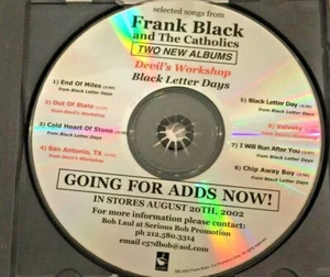 RADIO SHOW 2002 FRANK BLACK & THE CATHOLICS DEVIL'S WORKSHOP & BLACK LETTER DAYS - Picture 1 of 2