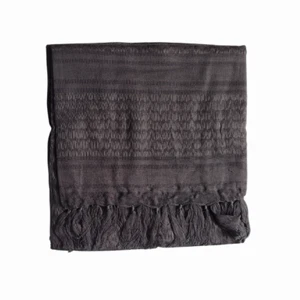Palestine Keffiyeh Kuffiya Shemagh Arab Neck Scarf Arafat Black 110*110cm - Picture 1 of 3