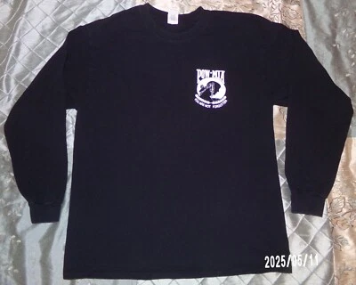 Camiseta grande manga larga POW*MIA You Are Not Forgotten USMC*Ejército*Marina*Fuerza Aérea Foto 1 de 4