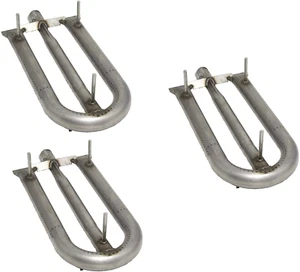 Quemador de acero inoxidable S1246C (paquete de 3) 14,5" X 6,25" para parrilla exterior americana - Imagen 1 de 5
