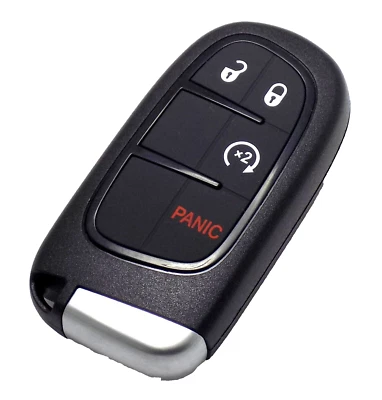 OEM ELECTRONIC 4 BUTTON REMOTE START KEY FOB FOR 2013-2022 RAM 1500 2500 3500 - Image 1 of 4