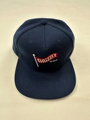 Gorra Grizzly Griptape Logo Azul Oscuro Ajustable Snapback Talla Única Foto 1 de 4