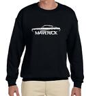1970-77 Ford Maverick Classic Outline Design Sweat-shirt NEUF