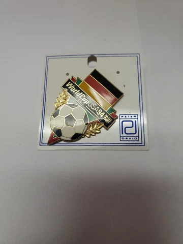 FIFA World Cup USA 1994 GERMANY Flag Soccer Ball Pin by Peter David Cover