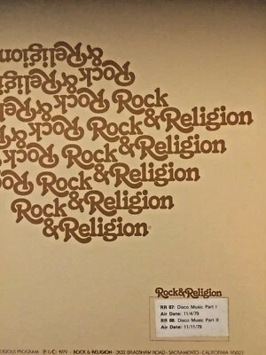 RADIO SHOW: ROCK & RELIGION RR-87 DISCO MUSIC PART 1 & 2 INTERVIEWS/MUSIC - Image 1 of 4