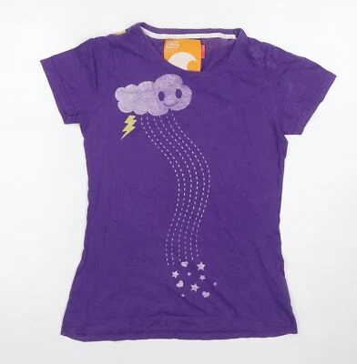 SoulCal Women’s Purple Rainbow Cotton T-Shirt Size 12 - Image 1 of 4