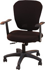 Jinzio Office Chair Cover - Split Protective & Stretchable Solid Corn Velour Uni