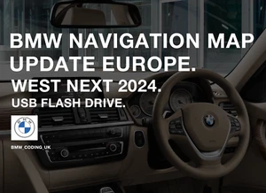 BMW Navigation Road Map Update Europe West NEXT 2024 [USB Flash Drive]