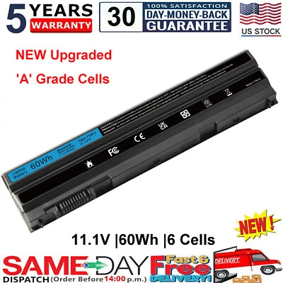  Batería de 6 celdas para Dell Latitude NHXVW E5420 E5430 E5520 E5530 E6420 E6430 P9TJ Foto 1 de 4
