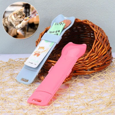 Диспенсер для кормления лакомств ложка для кормления закусок кошек домашних животных кошек превосходно - Изображение 1 из 4
