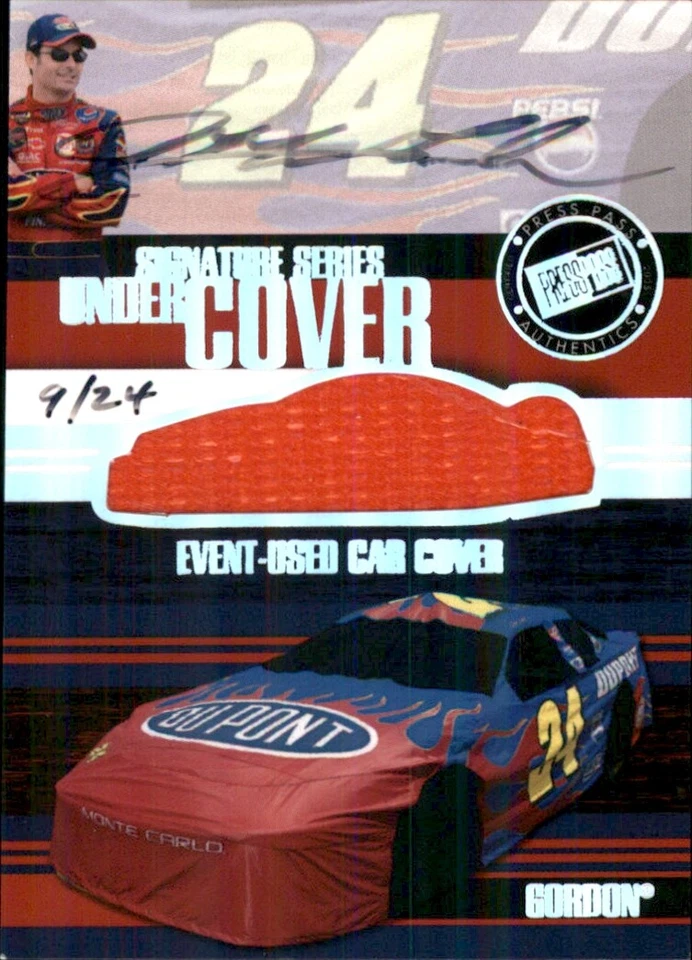 2005 Press Pass Eclipse Under Cover Auto Jeff Gordon Auto 9/24 *Faded Auto - Image 1 of 1