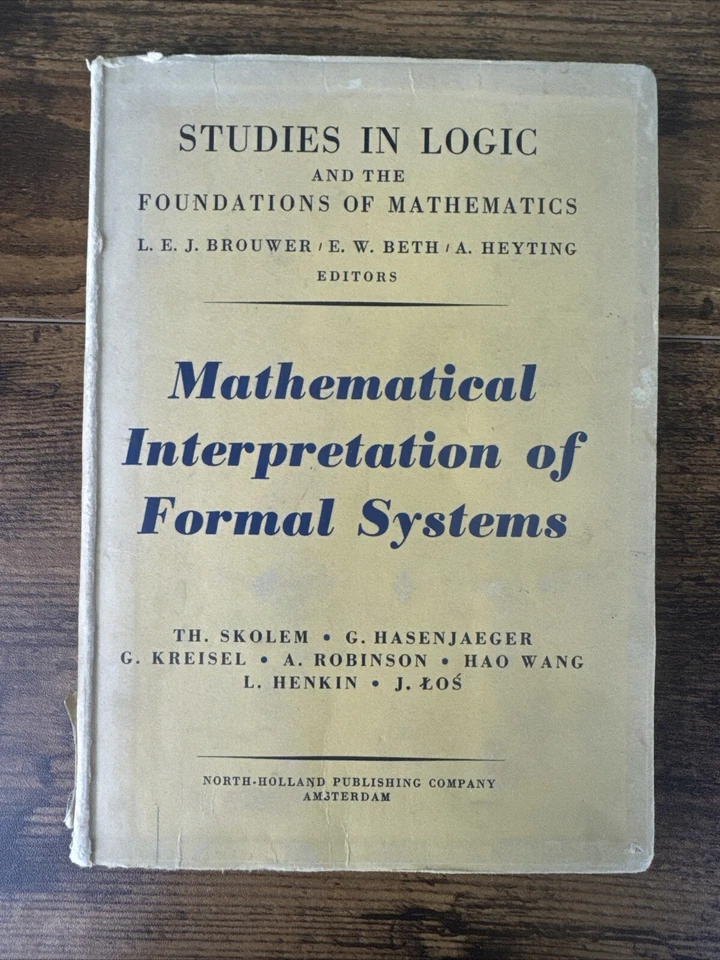 Mathematical Interpretation of Formal Systems 1st Edition 1955 - Image 1 of 4