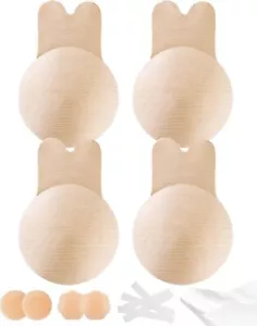 Adhesive Bra Sticky Bra 2 Pair, Push Up Sticky Boobs for Women (Size:M) - Picture 1 of 7